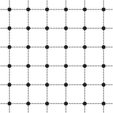 Siyah ve Beyaz BW Şirin Polkadot Çemberi Geometri Çizgisi Scott Kareli Tartan Gingham Kare Arkaplan Vektör Çizim Masası, Piknik Mat ambalajı kağıdı, Kumaş