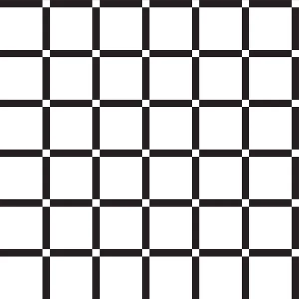 黑白相间的Bw斯科特格子格子格子汉无缝隙图案卡通矢量图解印刷背景时尚面料野餐 — 图库矢量图片