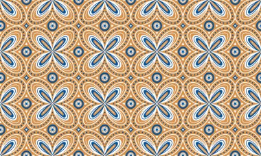 Etnik Soyut Arkaplan şirin mavi geometrik kabile halk motifi Arap doğuya özgü geleneksel tasarım, halı, duvar kağıdı, giysi, kumaş, ambalaj, baskı, batik, halk, örgü, vektör