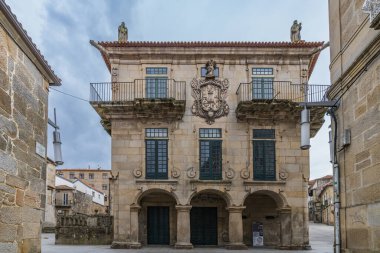 Pontevedra, İspanya, 9 Ekim 2022. Garcia Florez Binası Pontevedra, Galiçya, İspanya. Yüksek kalite fotoğraf