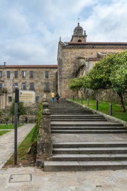Pontevedra, İspanya, 9 Ekim 2022. San Francisco Manastırı, Pontevedra, Galiçya, İspanya. Yüksek kalite fotoğraf