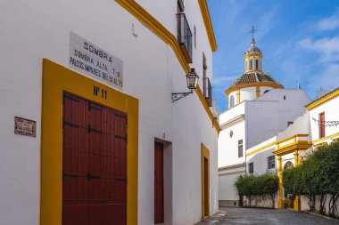 Seville, İspanya, 13 Mart 2022. Plaza de toros de la Real Maestranza de Sevilla, İspanya 'da. Yüksek kalite fotoğraf