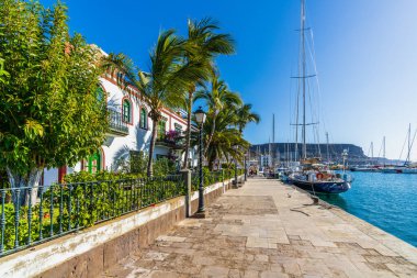 Puerto de Mogan, Gran Canaria, Spain, December 22, 2022. View of Puerto de Mogan, Gran Canaria, Spain. High quality photo