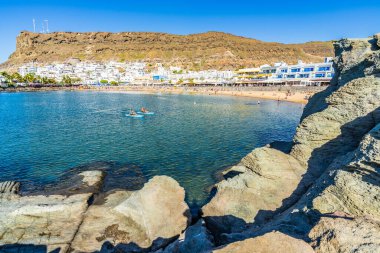 Puerto de Mogan, Gran Canaria, Spain, December 22, 2022. View of Puerto de Mogan, Gran Canaria, Spain. High quality photo
