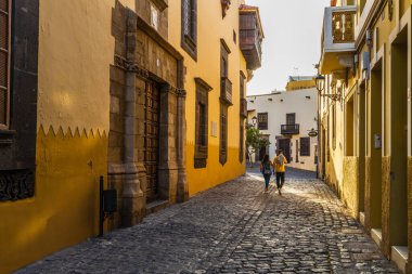 Las Palmas, Gran Canaria, Spain, December 26, 2022. Street in the city of Las Palmas in Gran Canaria, Spain. High quality photo