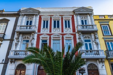 Las Palmas de Gran Canaria, Spain, December 26, 2022. Modernist building in Las Palmas de Gran Canaria, Spain. High quality photo