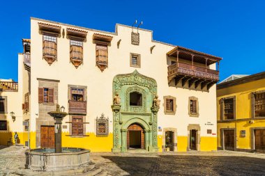 Las Palmas de Gran Canaria, Spain, December 21, 2022. Casa de Colon in Las Palmas de Gran Canaria, Spain. High quality photo
