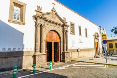 Las Palmas de Gran Canaria, Spain, December 26, 2022. Plaza Santo Domingo in Las Palmas de Gran Canaria, Spain. High quality photo