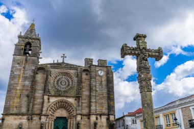 San Martino Kilisesi, Noia şehrinde, Coruna, Galiçya, İspanya. Yüksek kalite fotoğraf