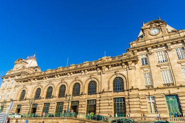 Porto, 12 Ekim 2022. Portekiz 'in Porto şehrindeki ünlü tren istasyonu. Yüksek kalite fotoğraf