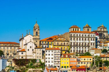 Porto, 12 Ekim 2022. Portekiz 'in Porto şehrinin manzarası. Yüksek kalite fotoğraf