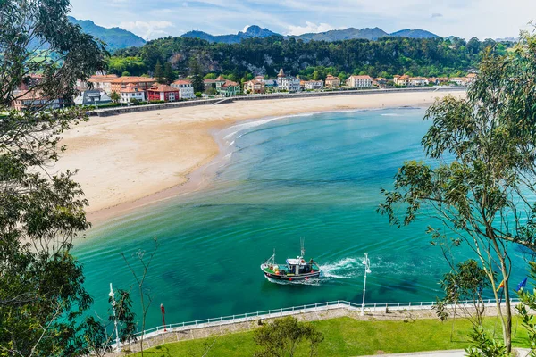 Ribadesella Mai 2023 Blick Auf Die Touristenstadt Ribadesella Asturien Spanien — Stockfoto
