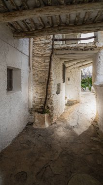 Capileira, Granada, Endülüs, İspanya 'daki güzel Alpujarra köyü. Yüksek kalite fotoğraf
