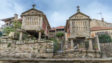 Combarro, Spain, September 5, 2024. View of the town of Cobarro in Pontevedra, Galicia. High quality photo clipart