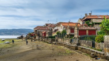 Combarro, Spain, September 5, 2024. View of the town of Cobarro in Pontevedra, Galicia. High quality photo clipart