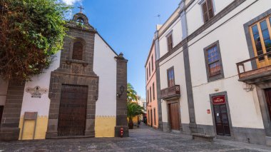 Las Palmas, İspanya, 2 Kasım 2024. Las Palmas de Gran Canaria 'nın eski bir kasabası. Yüksek kalite fotoğraf