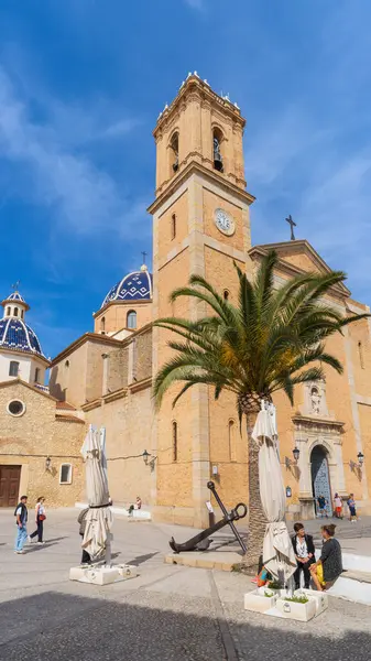 19 Şubat 2025. Altea, İspanya. Alicante, İspanya 'daki Altea' nın Azizesi Kilisesi. Yüksek kalite fotoğraf