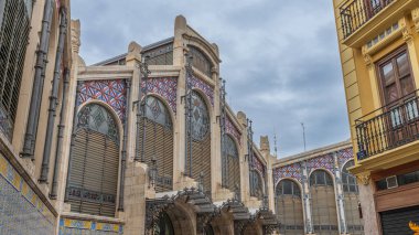 Valencia Merkez Pazarı, İspanya. Yüksek kalite fotoğraf
