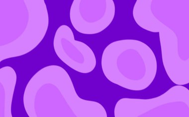 Soyut modern moda, pul dokusu, pul karikatür duvar kağıdı. Mor ton..