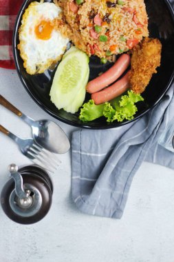 Close-up of delicious fried rice