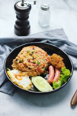 Close-up of delicious fried rice