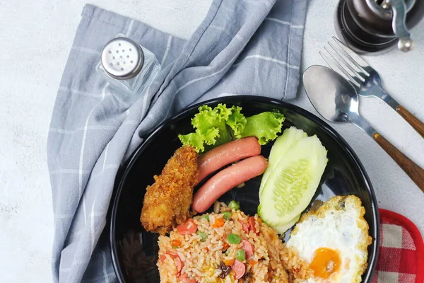 Close Delicious Fried Rice — Stok Foto