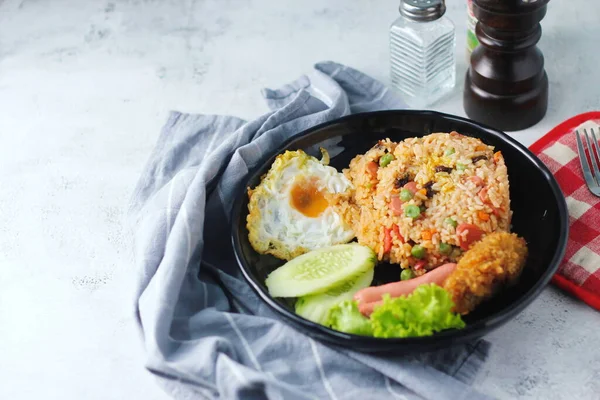 Close Delicious Fried Rice — стоковое фото