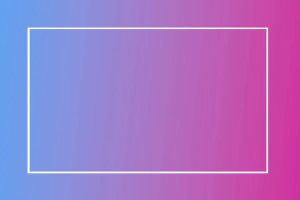 Рожевий Синій Градієнтний Фон Білою Рамкою Абстрактний Фон Простором Копіювання — стокове фото