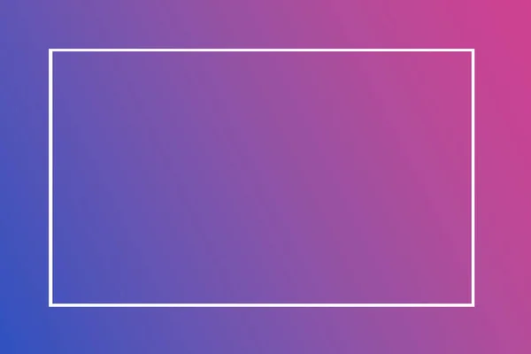 Рожевий Синій Градієнтний Фон Білою Рамкою Абстрактний Фон Простором Копіювання — стокове фото