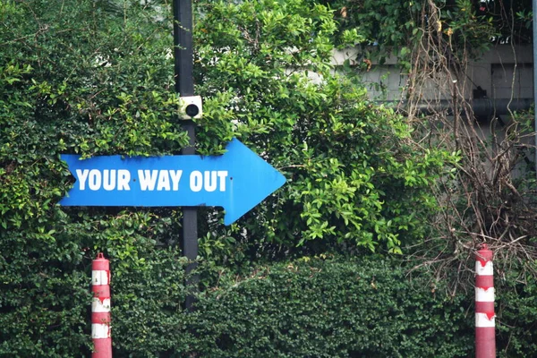 Road sign to your way of life in Bangkok,Thailand.