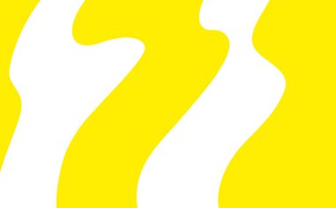 Soyut dalgalı arka plan. Vektör çizimi. Sarı ve beyaz renkler.