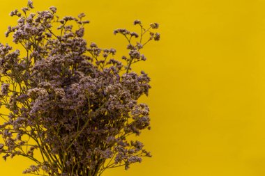 Mor çiçekler buket