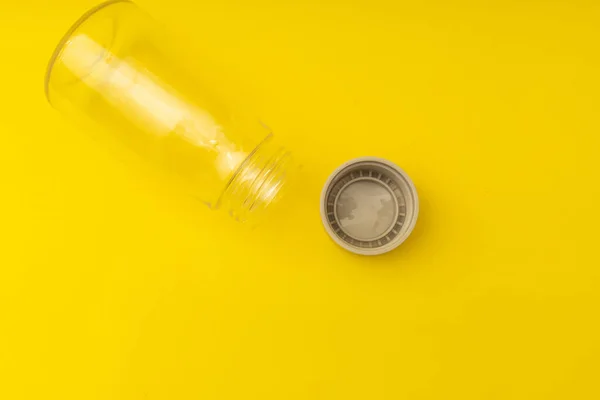 stock image Empty plastic bottle for sports and walking