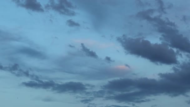 Блакитне Небо Хмарами — стокове відео