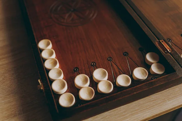 Backgammon with quality wood for the game