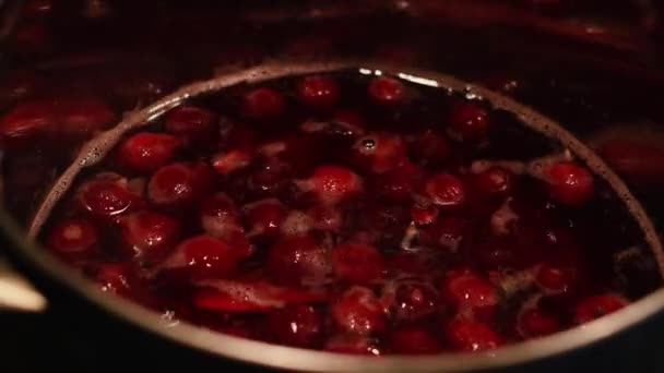 Cherries Floating Water Circle — Stock Video