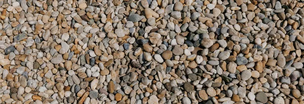 Знамя Мелкими Морскими Камнями — стоковое фото