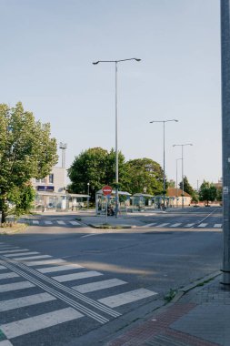 Bir Avrupa şehrinde nükleer güçle çalışan yollar