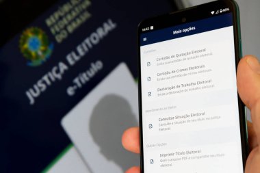 Geçmişi bulanık seçimler için e-başlık uygulaması.