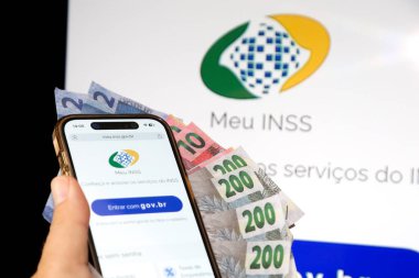 Meu INSS uygulamasının Brezilya hükümetinin sağladığı faydaların arka planında ilaç kullanımı.