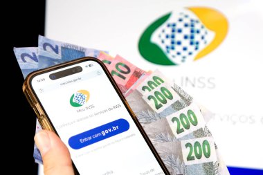 Meu INSS uygulamasının Brezilya hükümetinin sağladığı faydaların arka planında ilaç kullanımı.