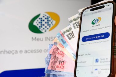 Meu INSS uygulamasının Brezilya hükümetinin sağladığı faydaların arka planında ilaç kullanımı.