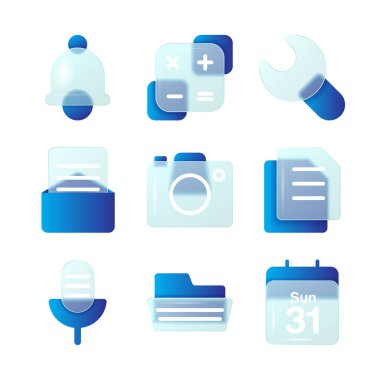 Modern Kullanıcı Arayüzü Cam ŞekilleriComment