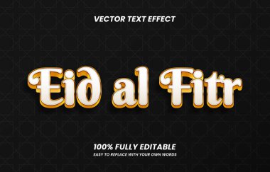 3d Kurban Bayramı Altın Metin Efekti