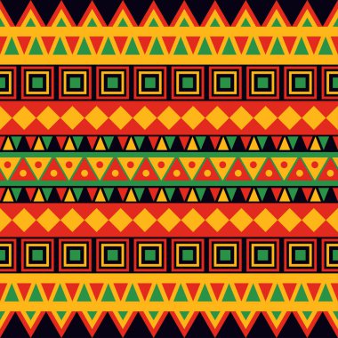 Pan Afrika Kusursuz Desenli Arkaplan
