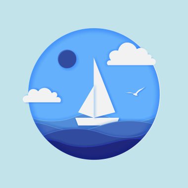 Deniz Kağıdı Kesme Biçiminde Tekne