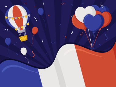 Fransa Bayrağıyla Bastille Gününüz kutlu olsun.