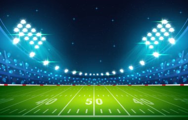 Gece Futbol Sahası Stadyumu