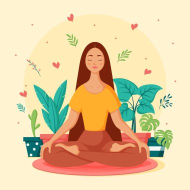 Yoga yapan ÖzBakım Kadını