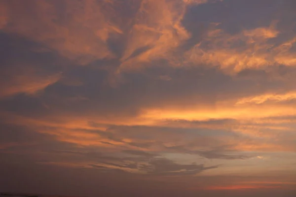 stock image Orange Clouds - stock photo